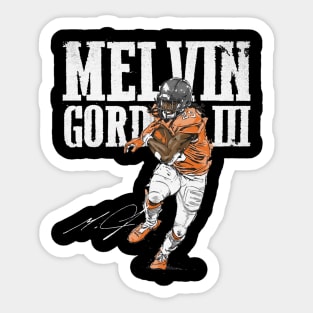 Melvin Gordon III Denver Bold Sticker